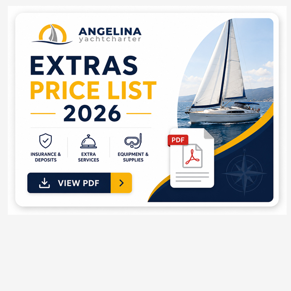 Preisliste für Extras