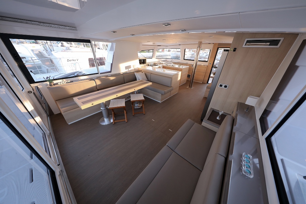 The Bali 5.4 catamaran 