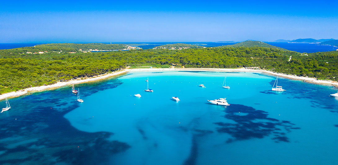 best beaches in Croatia - saharun beach dugi otok