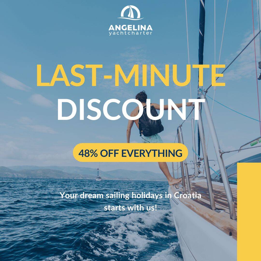 On TOP of the current discount of 30% on all boats in our fleet, we are offering an additional PLUS 5% discount for all catamarans in the week of 14.5. - 21.5. 2022 Grab the deal on the latest catamaran charter discounts and save up to 35% on the regular